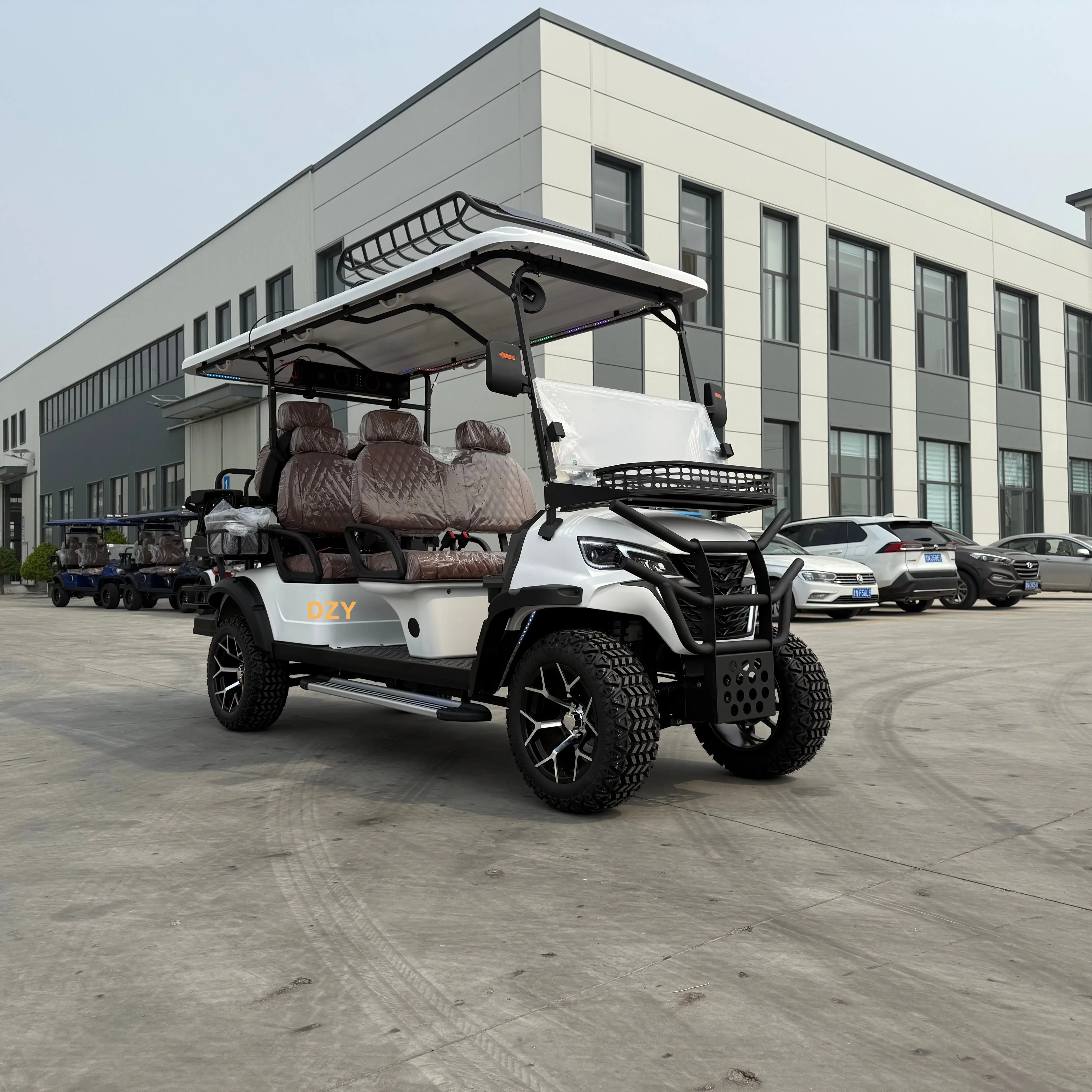 High Quality 4x4 Electric Golf Carts With 48V Battery 4 Wheel Drive EEC DOT GCC Certified Electric Golf Cart  for Sale