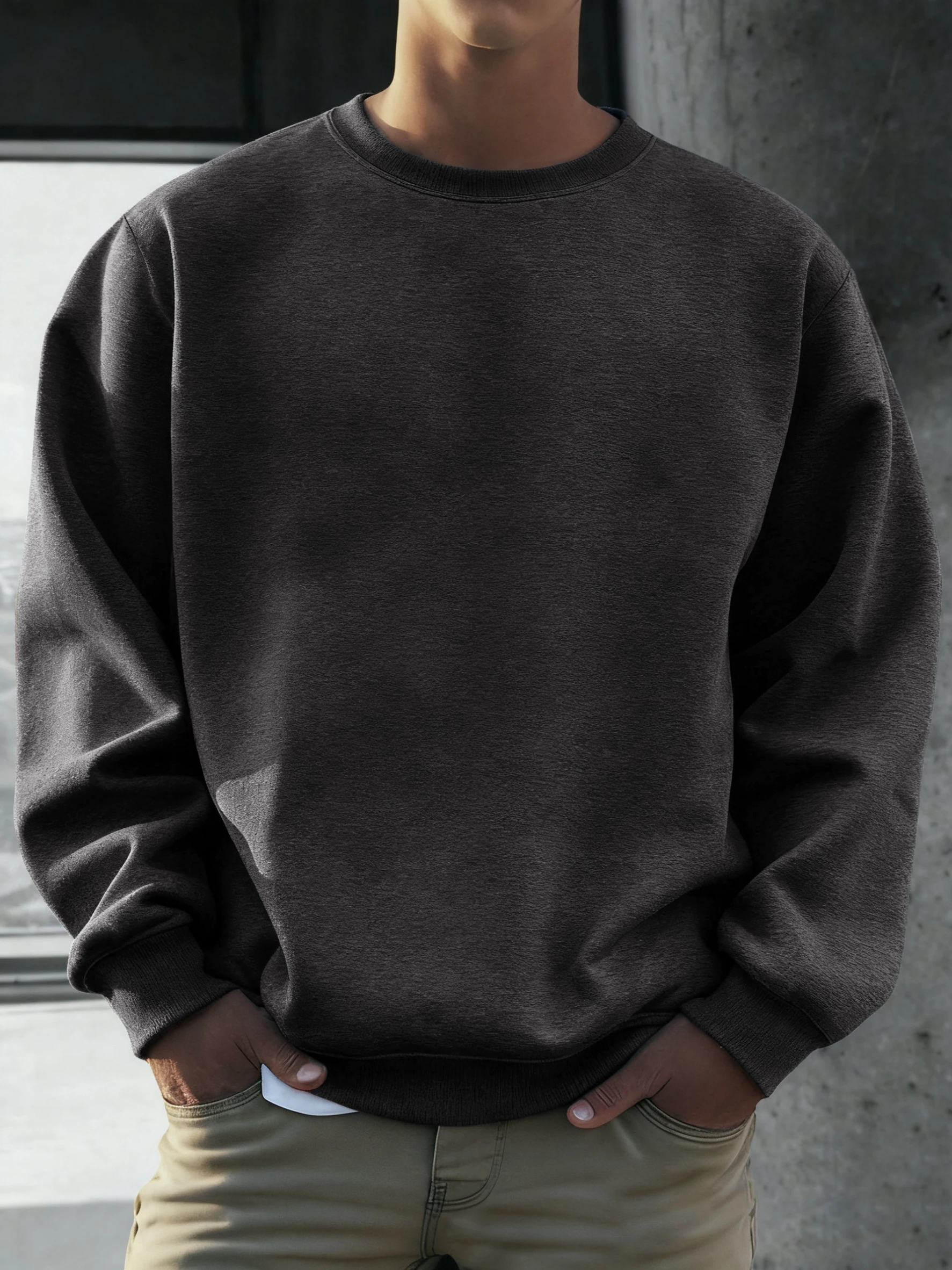 Thumbnail 4 - #4 New Mens O-Neck Knit Pullovers Arrivals