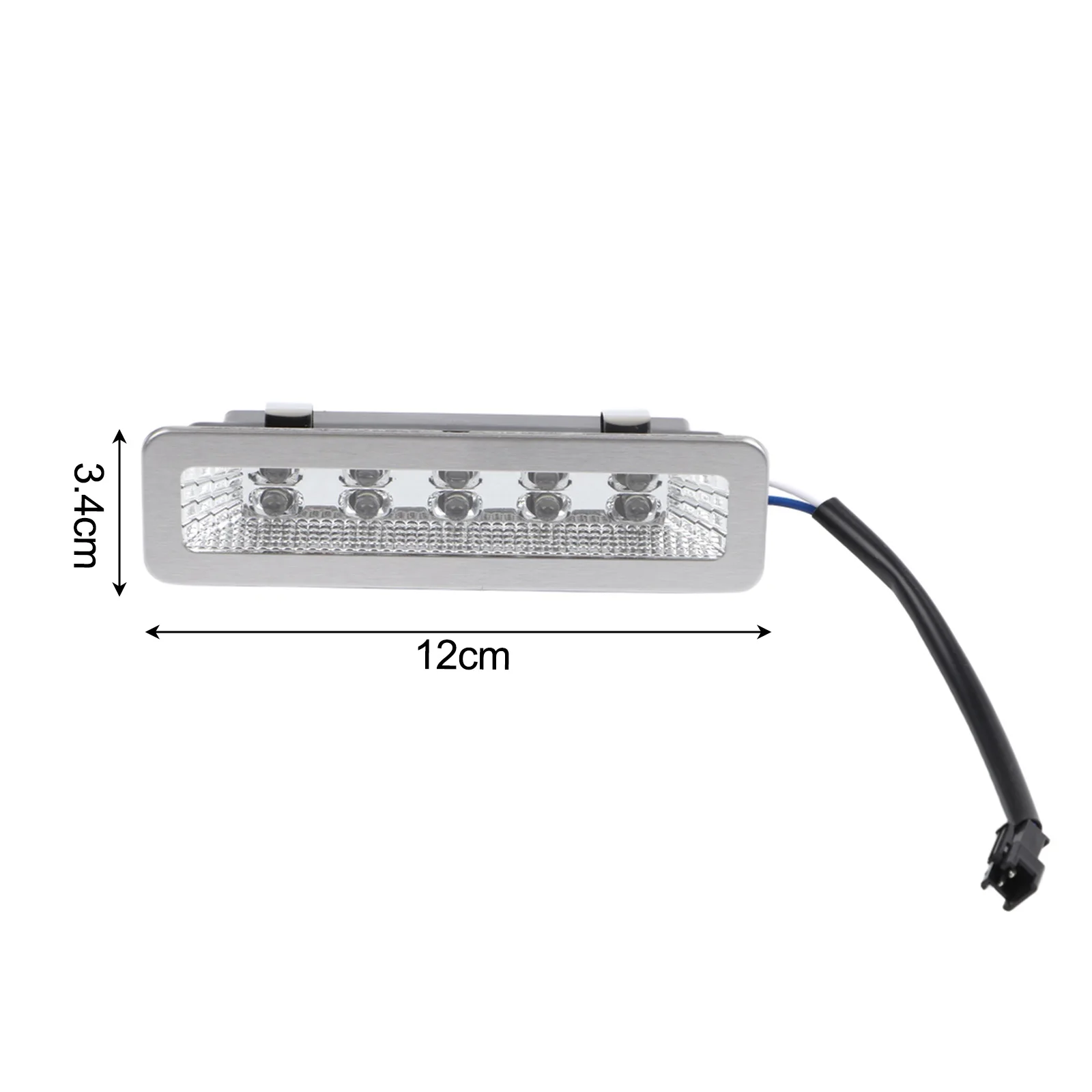 For Cooking Areas Square LED Panel 12V 220V LED High Efficiency Range Hood Lighting Energy Efficient Light 12x3.3cm