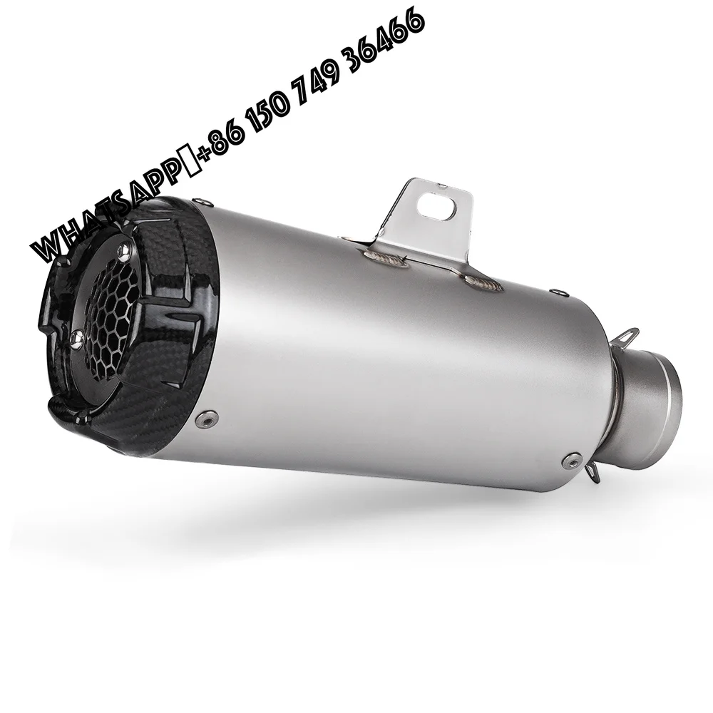 Motorcycle Universal Exhaust Pipe Modification Gsx250 Cb400x MT07 Z400 R3 Modified Cylinder Tail C20