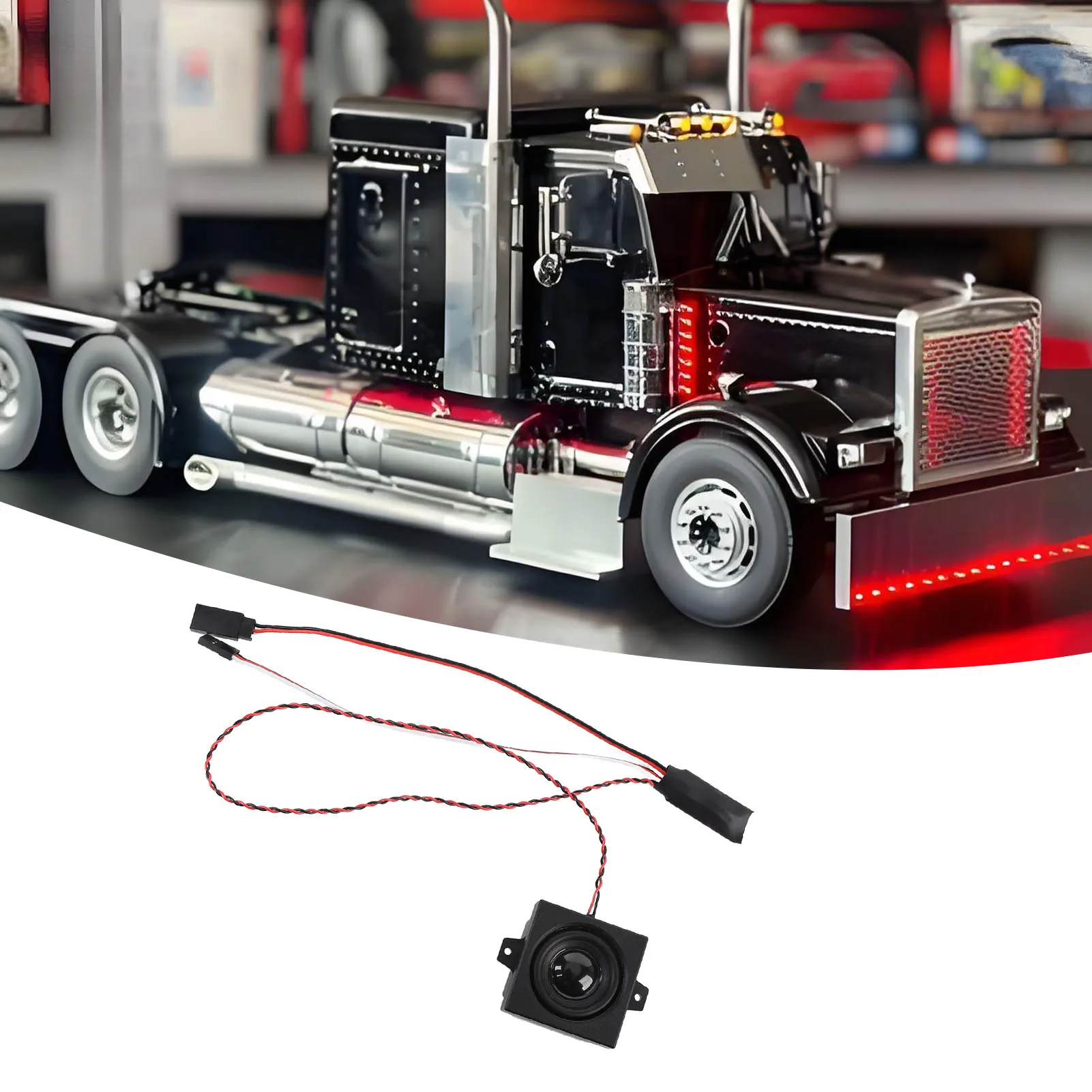 RC Engine Sound Simulator Stable Connection Engine Sound Simulated Module Lifelike Sound Effect for 1/10 1/8 1/6 RC Model Car