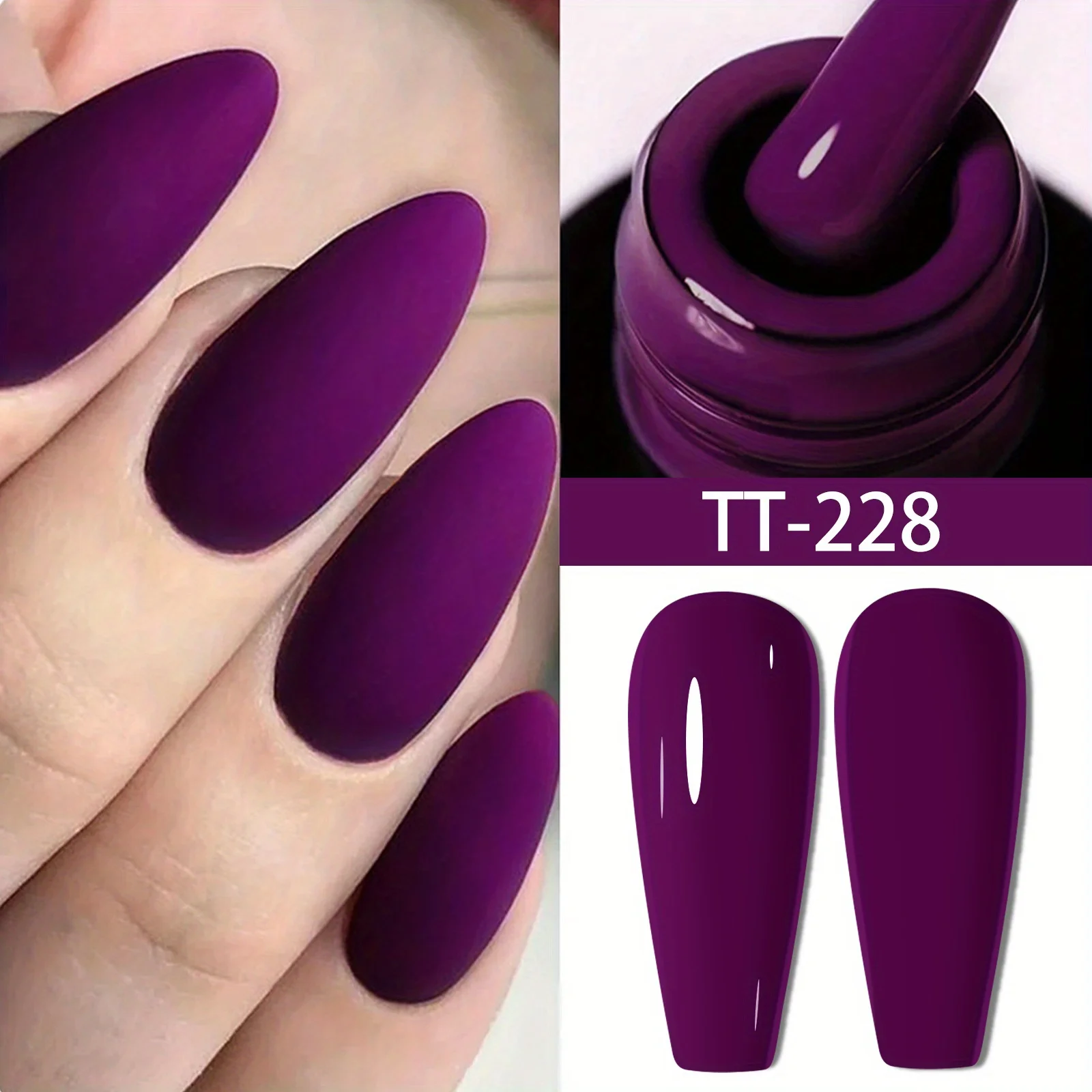 

Gel Nail Polish, 8ml Soak Off LED/UV, Black White All seasons Nail Art, Long-lasting for Home Salon Manicure Gift for Women
