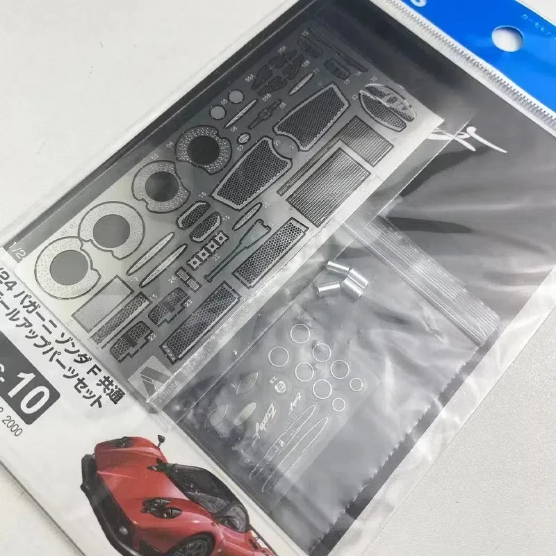 AOSHIMA 1:24 '05 Zonda F Upgrade Etching Chip 05956 Modifying and Assembling Model Accessories