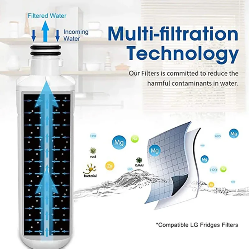 1 قطعة ل LG Lt1000P منقي المياه المنزلية الكربون المنشط التناضح العكسي الثلاجة استبدال فلتر الجليد والماء
