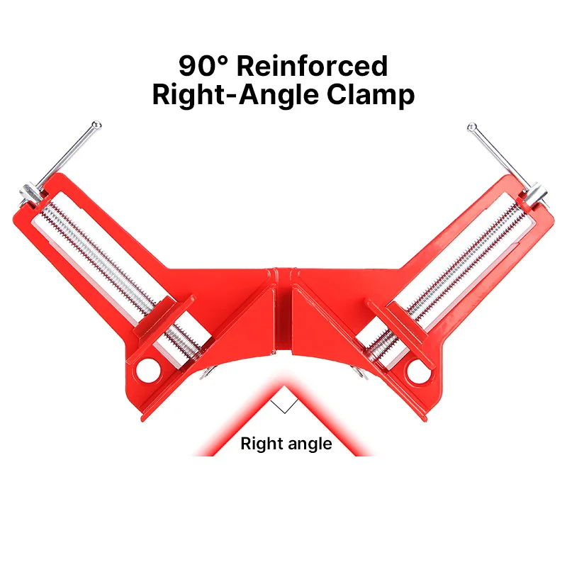 LIDIAO 90 Degree Angle Clamps Carpentry Frame DIY Glass Clamps Angle Clamps Hand Tools Degree Toggle Clamps for Woodworking