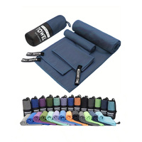 Quick Dry Towel, Travel - Beach Towel, soft, lightweight, absorbent sports towel for camping, fitness, beach, bathing, yoga