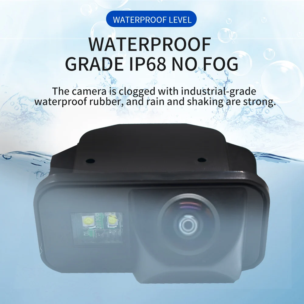 كاميرا الرؤية الخلفية للسيارة تويوتا كورولا 2007 2008 2009 2010 افينسيس T25 T27 اوريس مقاوم للماء كاميرا احتياطية كاملة HD للرؤية الليلية