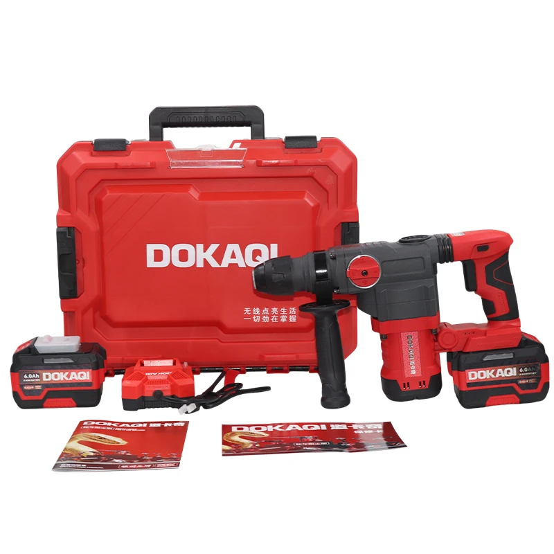 

2025Rotary Hammer 26mm Drilling Multi-Function Power Rotary Hammer 21V Cordless Electric Demolition Hammer Drill