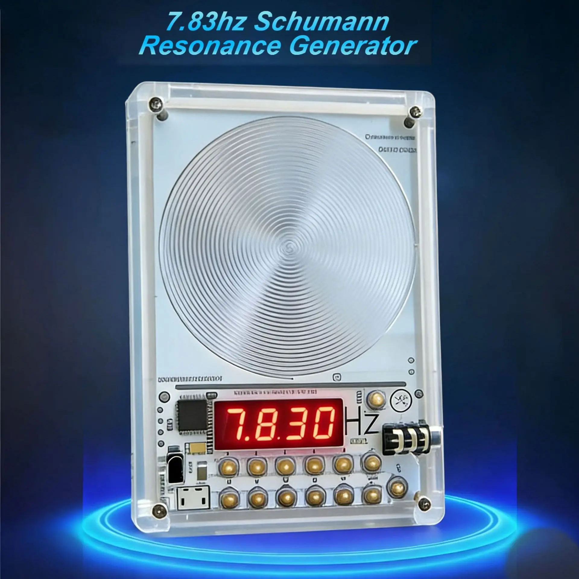 7.83Hz Schumann Wave Generator 0.01-100000Hz Adjustable Sine Wave Signal Generator