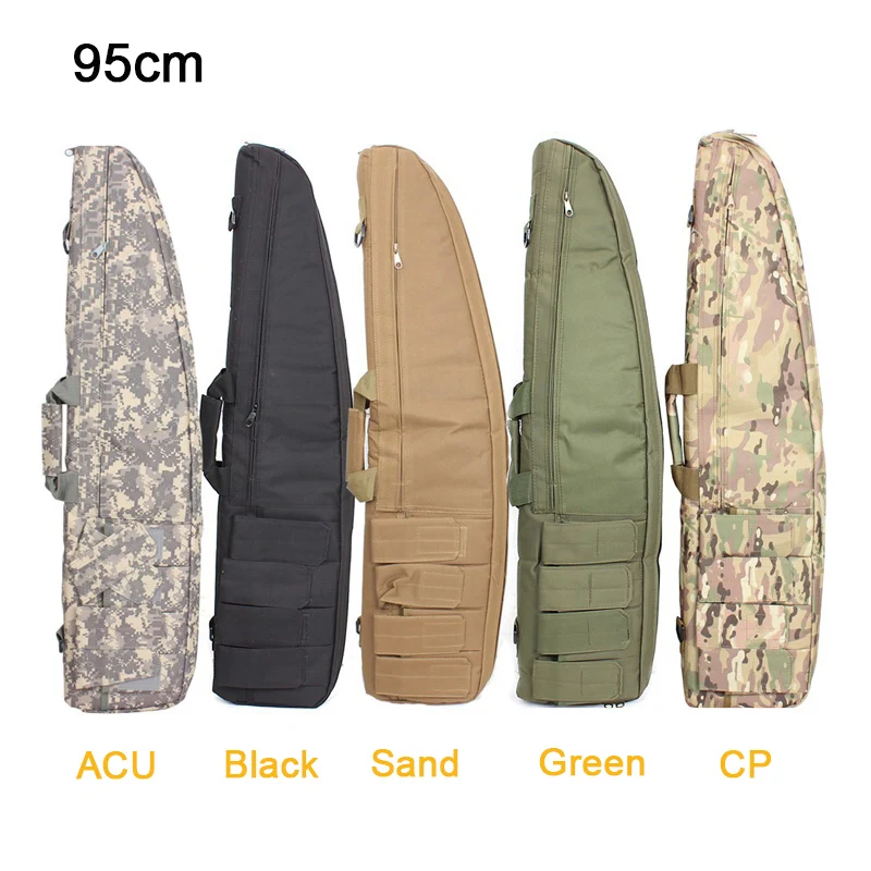 Imagem -02 - Nylon Airsoft Rifle Gun Bolsa Case Sniper Carbine Shooting Bags Espuma de Borracha Mochila Caça Acessórios 72 cm 95 cm 120 cm