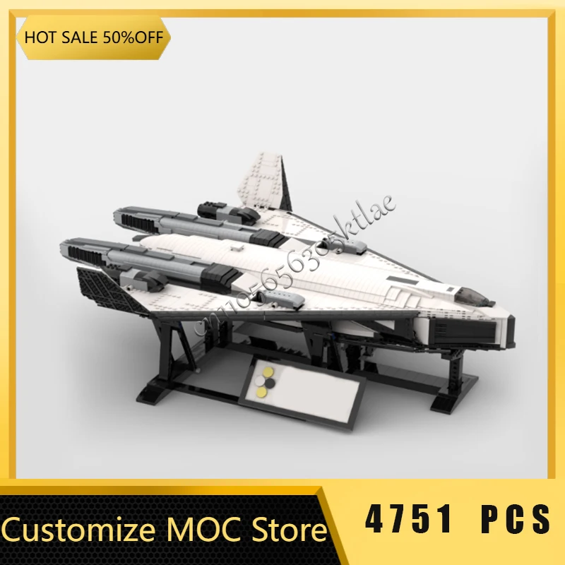 

4751 шт. на заказ MOC Valkyrie SSTO TAV 37B классный корабль модель строительного блока детские образовательные сборные игрушки подарки на день рождения
