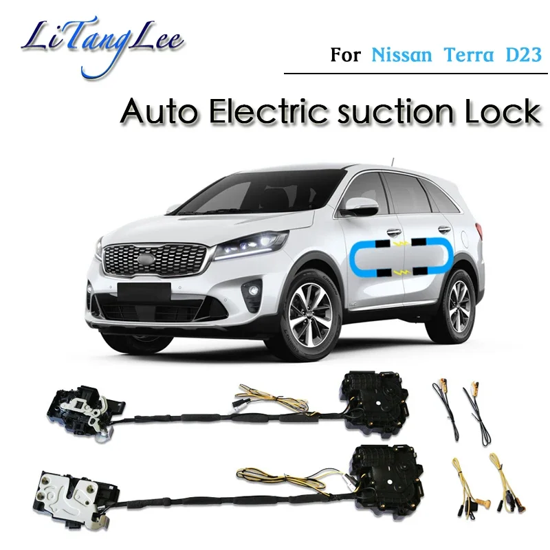 

For Nissan Terra X-Terra XTerra D23 Car Soft Close Door Latch Pass Lock Actuator Electric Absorption Suction Silence Closer