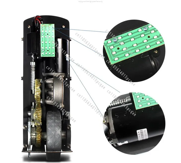 Smart WiFi dual automatic gate motor, modern design, electric magnetic limit roller, suitable for villa applications