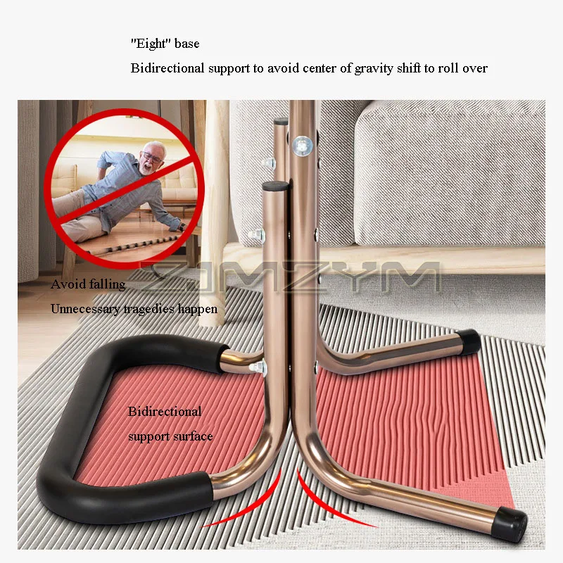 Mobile Get Up Booster Ringing Divano Stand Up Assist Frame Bracciolo Altezza regolabile Sollevamento sedia Dispositivi di assistenza per anziani Adulti