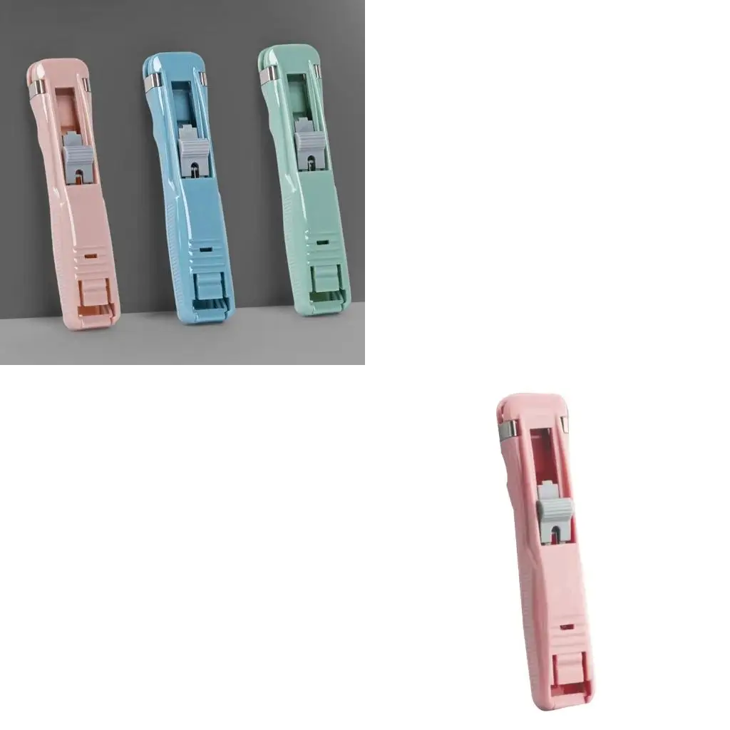 Dispensador abrazadera papel, dispensador abrazadera Clip papel mano, capacidad 40 hojas, herramienta