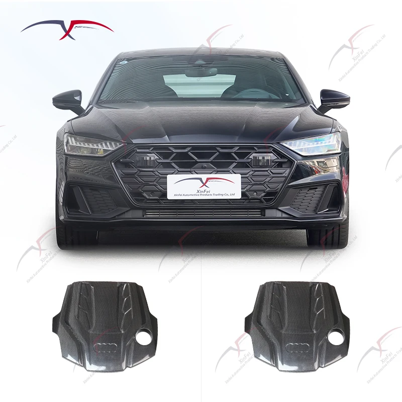 

Suitable for B9 C8 RS4 RS5 S4 S5 S6 S7 A6 A7 3.0T Car Modification Carbon Fiber Engine Hood Engine Intake System Kit