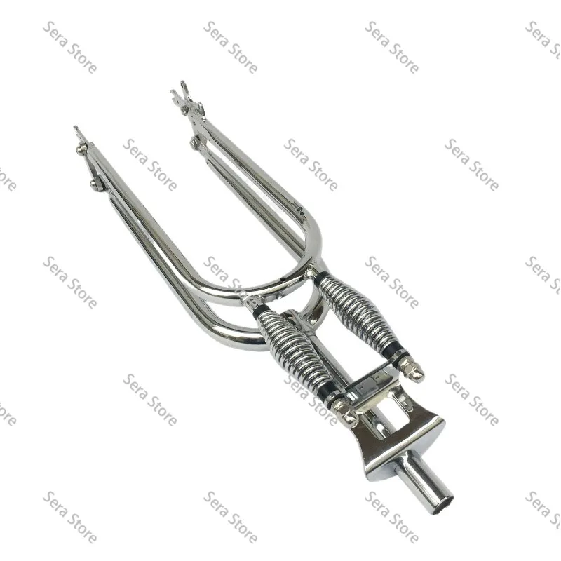 26 inch 4.0 fat tire snow double spring shock-absorbing front fork