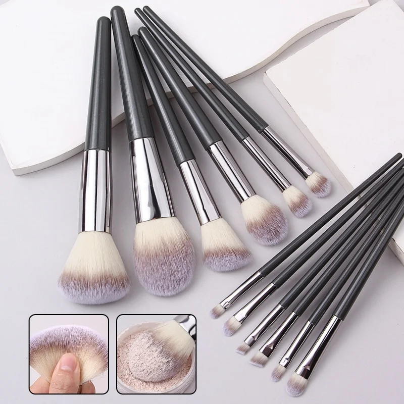 12 Pcs Soft Makeup Brushes Set for Foundation Blush Powder Eye Shadow Highlighter Blending Make Up Cosmetic Brush Beauty Tools