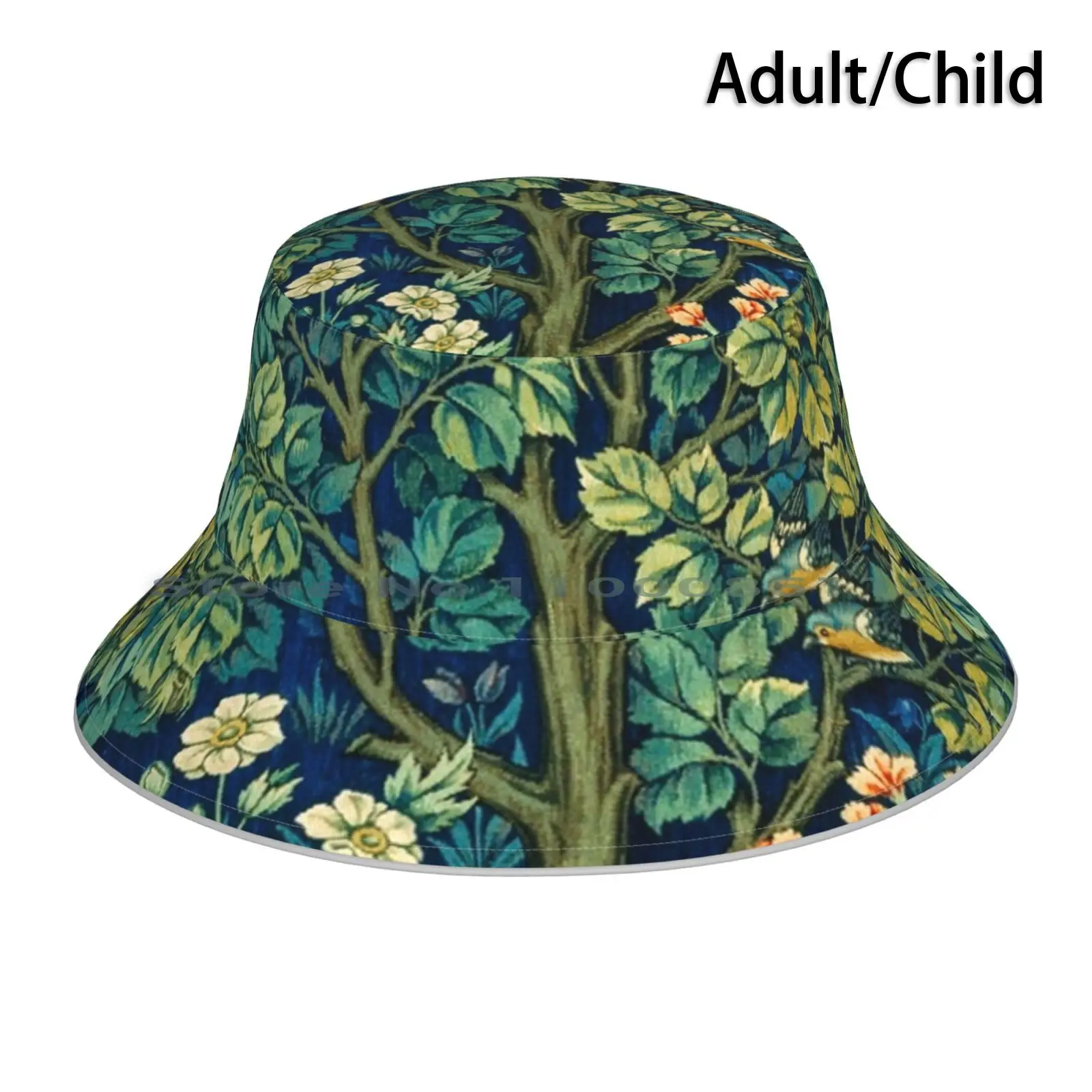 Cock Pheasant ( 1916 ) By William Morris Bucket Hat Sun Cap William Morris Pattern Floral Vintage Flowers Art Nouveau Arts And