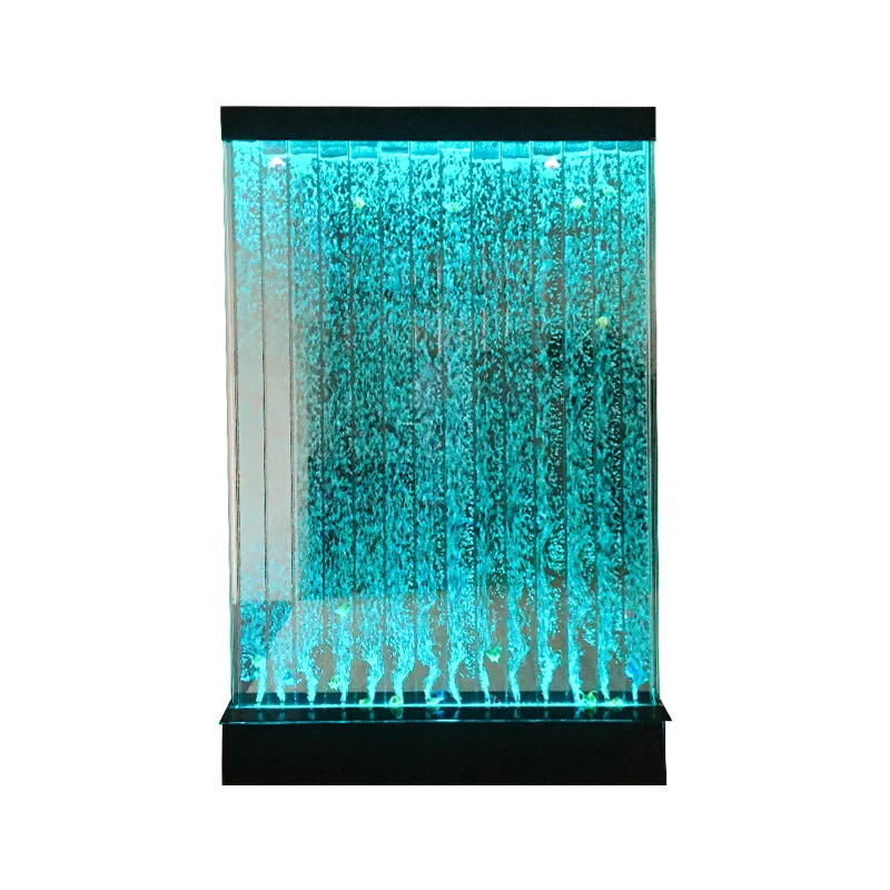 

Intelligent water curtain wall running water living room water feature partition entrance entrance decorative wine cabinet