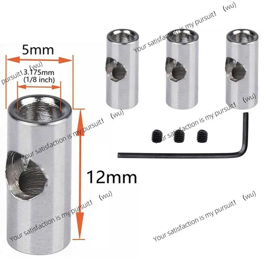 3.175mm To 5mm Pinion Reducer Sleeve Adapter Shaft Motor Axle Change-Over For RC Motor 3650 550 540 Pinion Gears