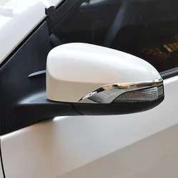 For Toyota Camry 2012 2013 2014 2015 2016 2017 ABS Chrome Side Door Rearview Mirror Strips Frame Trims Sticker Car Accessories