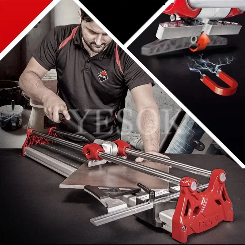 1200MM Tile Cutter Manual Ceramic Tile Cutting Machine Brick Polished Brick Ceramic Cut Tools Push Type High Precision Workbench