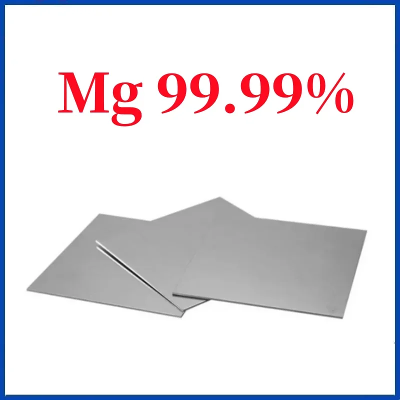 Pure Magnesium Mg99.9% thickness (0.05mm 0.1mm) magnesium metal 100mm can be customized size Experimental study magnesium anode