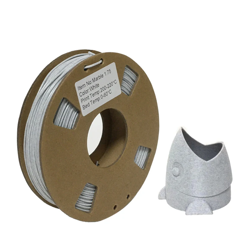 Marble Effect PLA 3D Printer Filament 1.75mm 3D Printing Consumables Marble 3D Printing Plastic Material