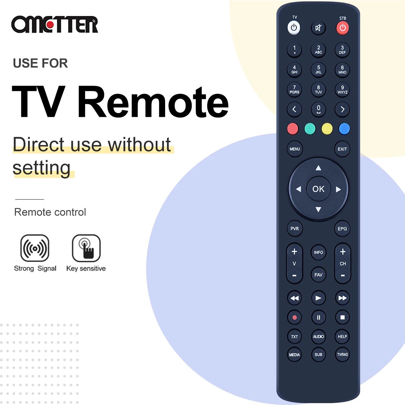 New Remote Control for Pilot AB CryptoBox CR 600HD 652HD 650HD 700HD 750 Hd mini