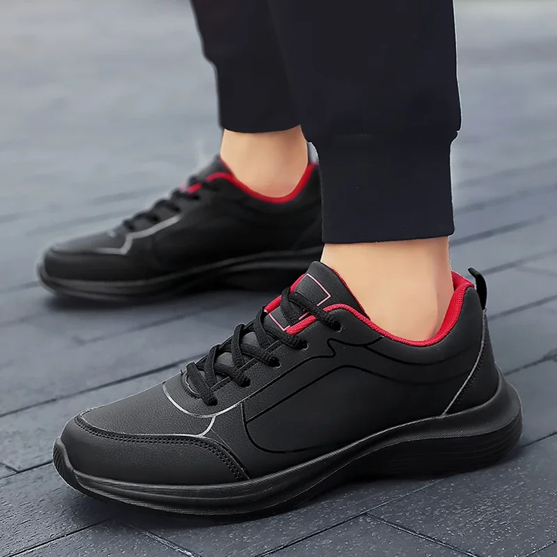 MAEDEF Shoes for Men Casual Lace Up Fashion Male Sneakers Waterproof Running Walking Shoe Outdoor Training Men\'s Athletic Shoes