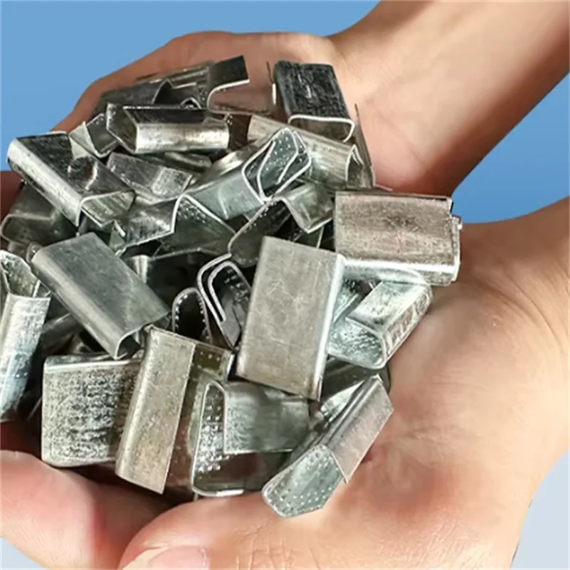 

Wrapping Machines Strapping Packaging Machine Accessories PET Steel Strap Buckle CLAMP JOINT 1608 1910