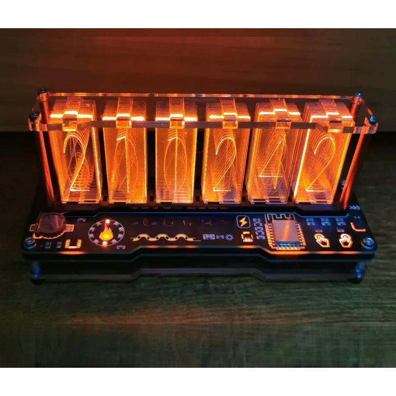 Quasi-Glow Tube Clock Network Timing Intelligent Clock Symphony Ornament