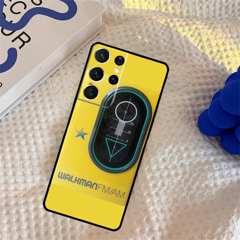 Walkman Case For Samsung Galaxy S23 S21 FE S20 S22 Ultra S8 S9 S10 Note 10 Plus Note 20 Ultra Cover image 2