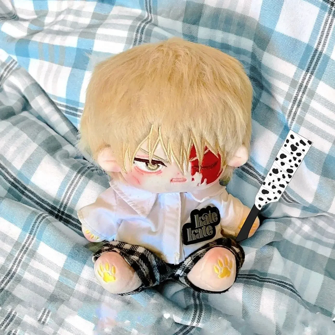 20CM Anime Jujutsu Kaisen Nanami Kento Plüsch Puppe Baumwolle Körper Figuren Dress Up Plushie Spielzeug Kissen Geburtstag Geschenk