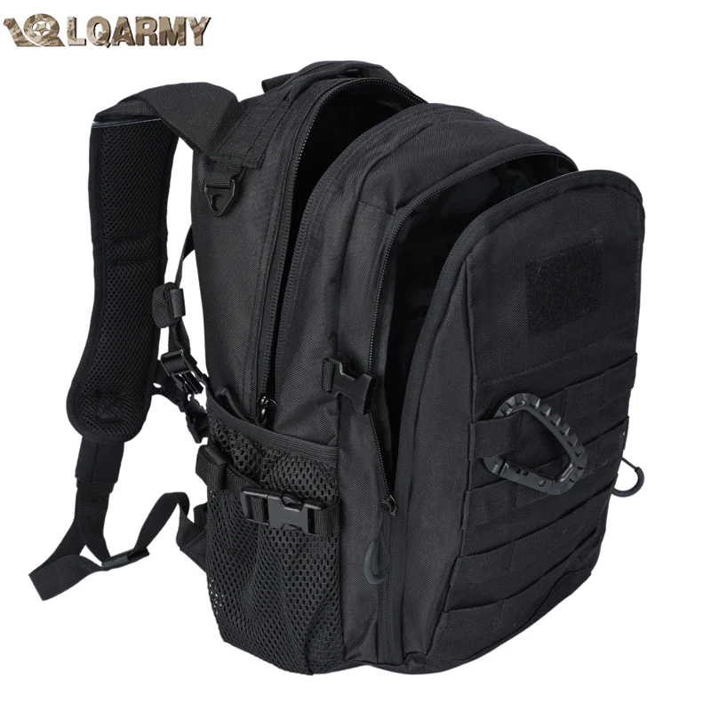 LQARMY Tactical Backpack Molle Assault Rucksack Outdoor Travel Hiking Rucksacks Camping Hunting Climbing Bags