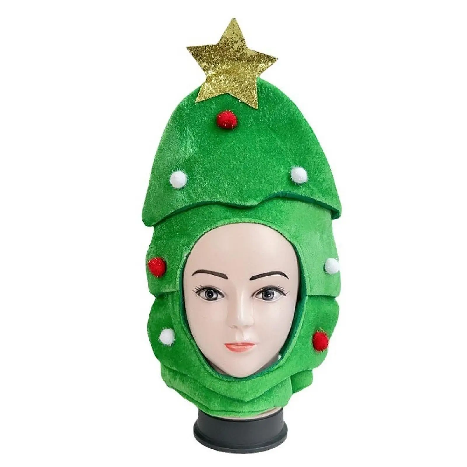 Chapeau d'arbre de noël, accessoires Photo, jouet en peluche mignon pour hommes et femmes, couvre-chef pour