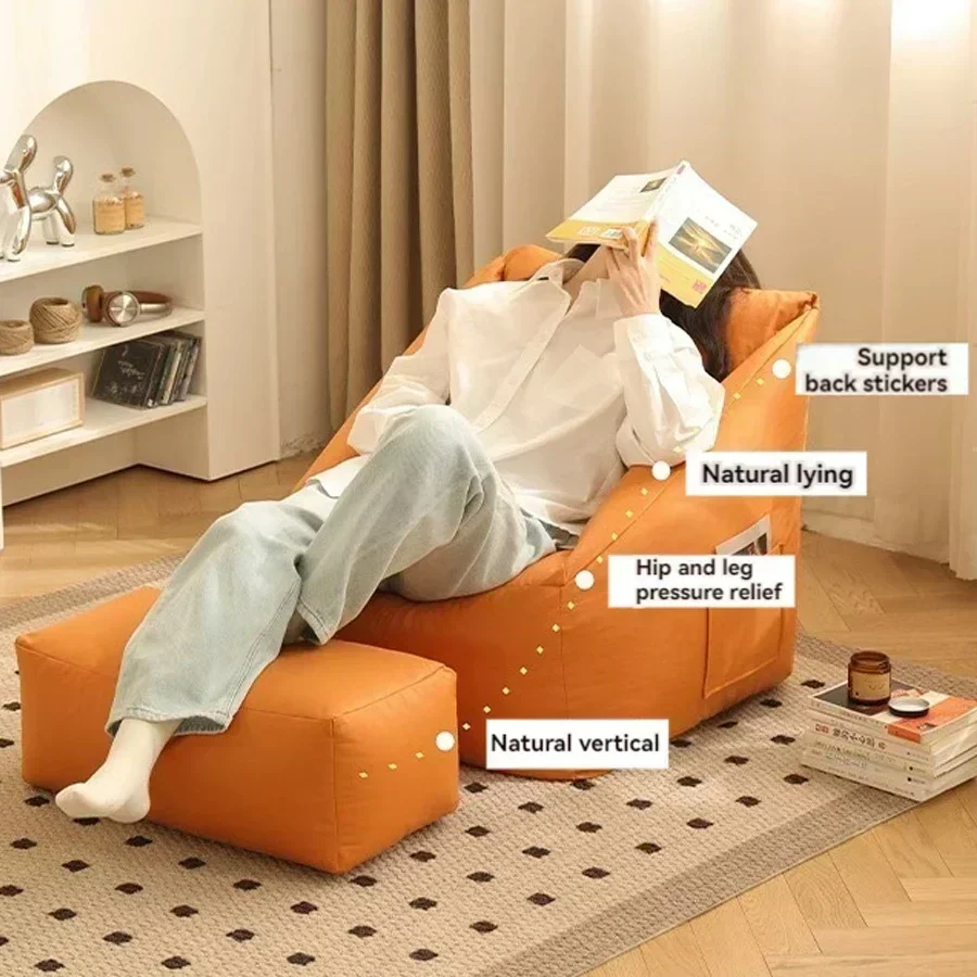 Bean Bag Lazy Person Sofa Tatami Single Small Apartment Sofa Chair Can Lie Down Or Sleep, Rental House Lounge Chair Sitting Pier