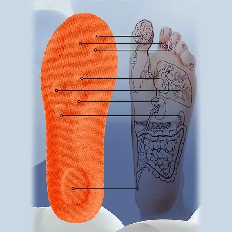 4D comfortable polyurethane sports insole with memory foam sole inserted into insole for sports and exercise insole