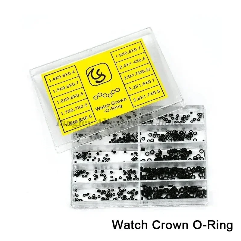 New Mini Rubber Washer O-Ring Watch Crown Waterproof Watches Seals Watch Repair Tools for Watchmaker Accessories