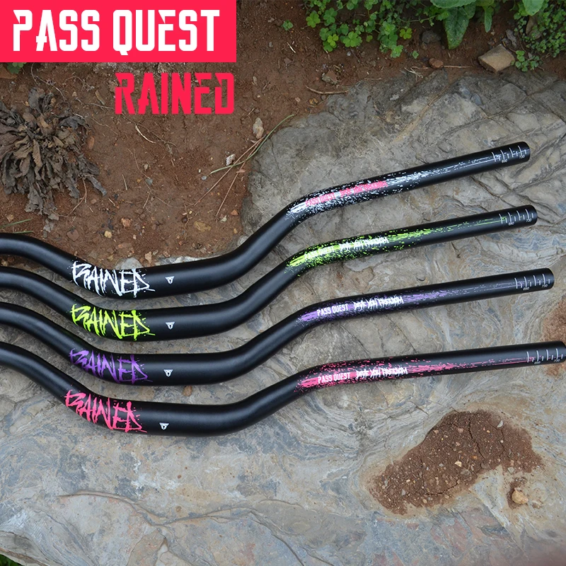 

Велосипедный руль Pass Quest Raised 750 мм для скоростного уличного велосипеда, тайваньского производства, диаметр трубки 3,8