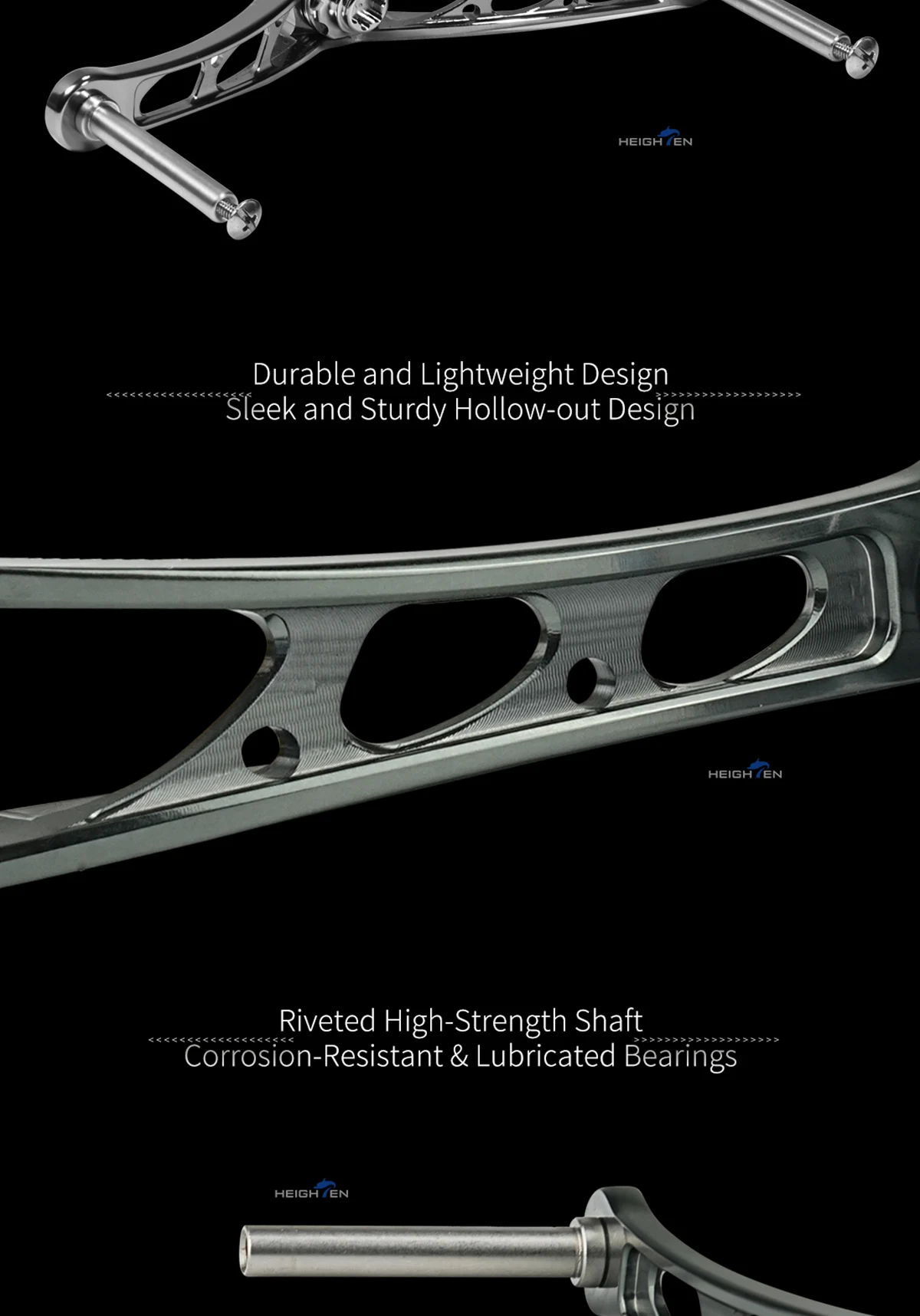 HEIGHTEN Angelrollen-Griff 56/80/98mm für Angelrollen-Zubehör – Detail 5