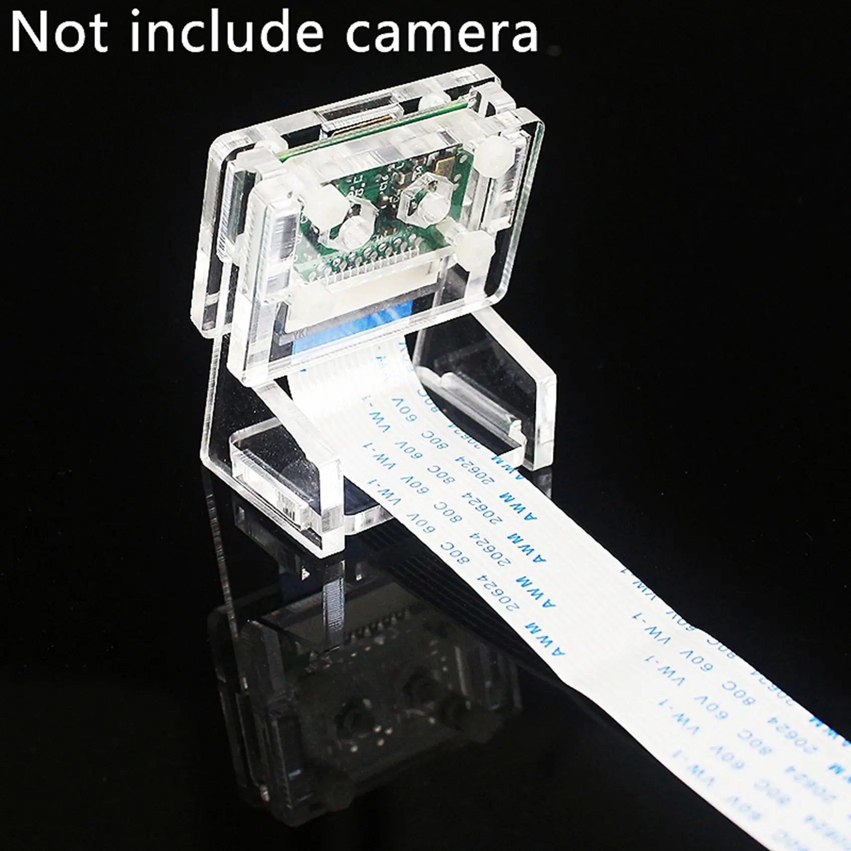 Empfindliche 2X Ov5647 Mini Kamera Acryl Halter Transparente Webcam Halterung Für Raspberry Pi 3 Kamera