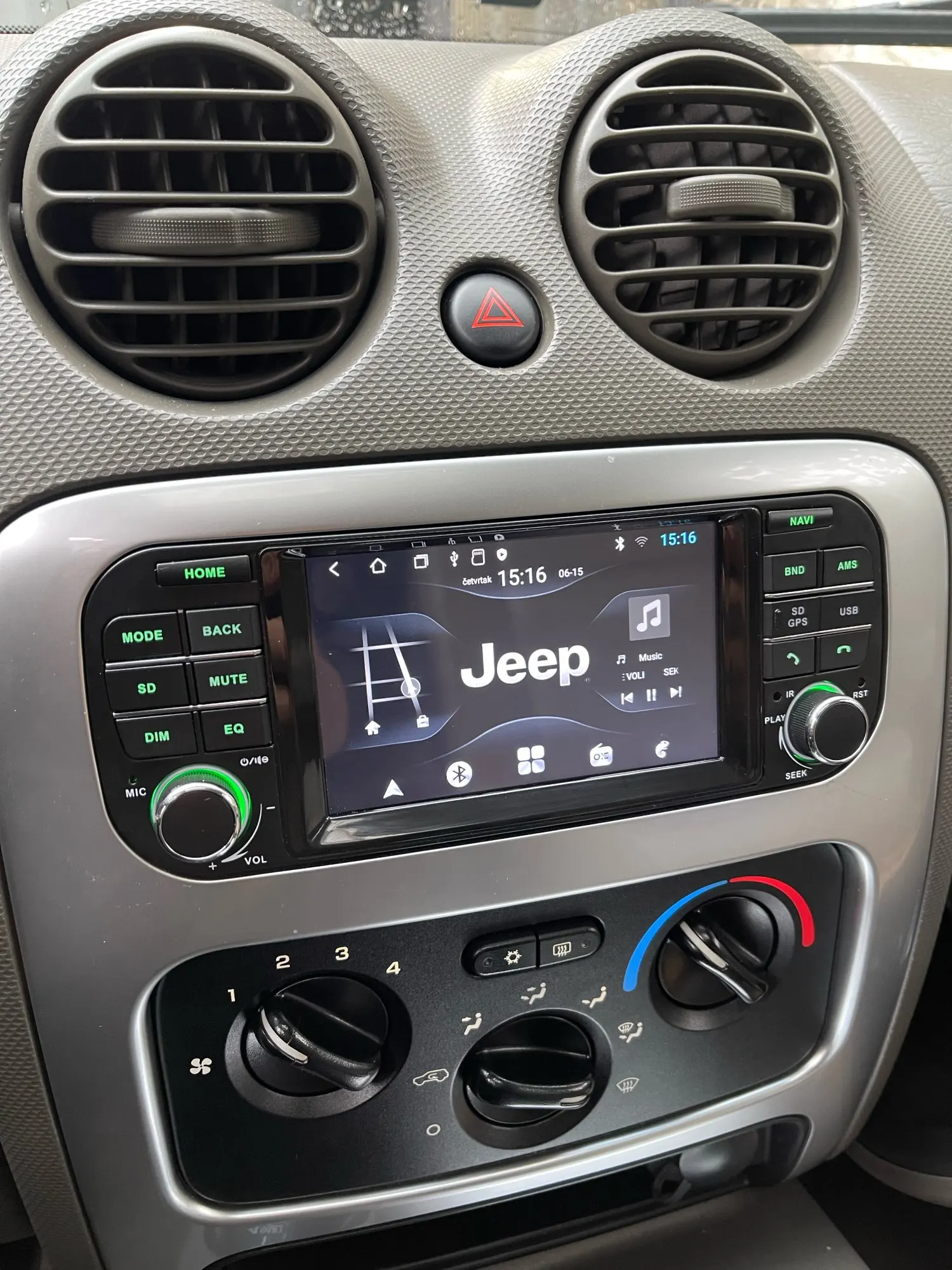 CHSTEK Android 13 Autoradio Per Jeep Wrangler Dodge Grand Cherokee Liberty Chrysler Carplay Lettore Multimediale Stereo WIFI 4G GPS