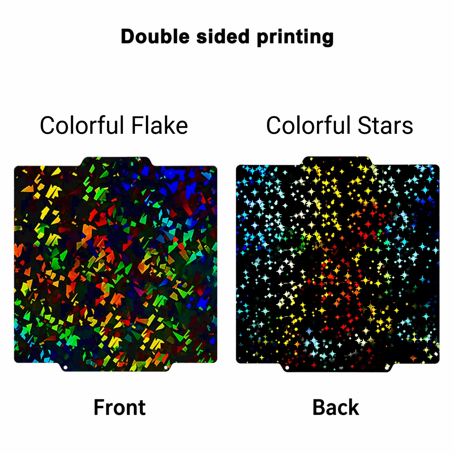 Doppelseitige PEI-Platte für Flashforge Creator 5/5 PRO Bauplatte 256x256mm C5 PRO Federstahlblech PET PEO Creator 5 Platte