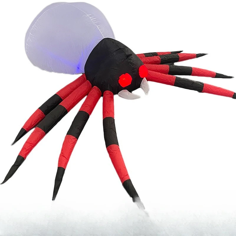 

Halloween horror inflatable big spider yard outdoor party scene hanging