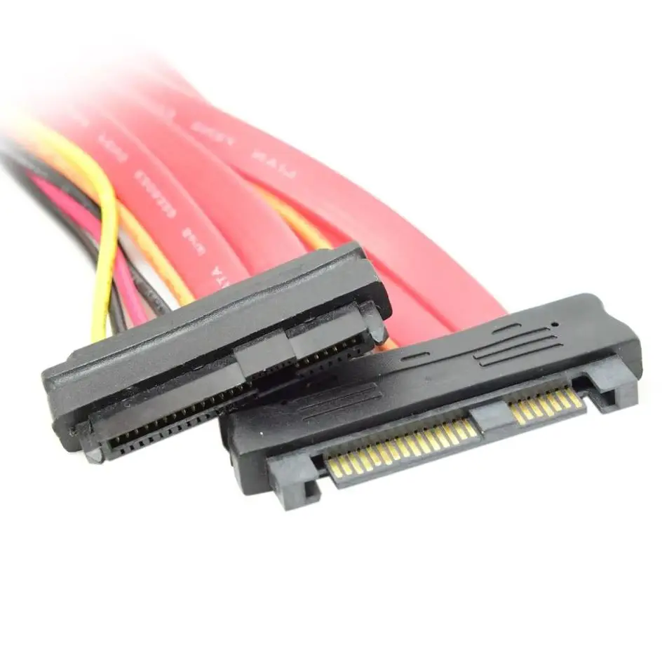 SAS disque dur SFF-8482 câble SAS 29 broches mâle à femelle câble de Date d'extension 15 cm 30 cm 50 cm 100 cm
