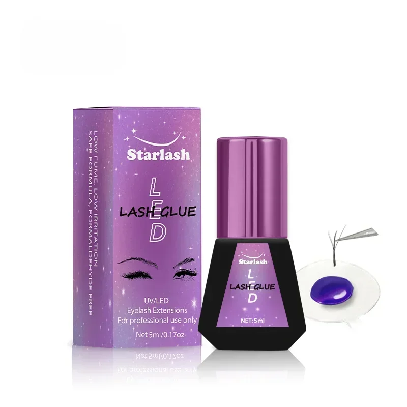 TECH Starlash UV Extension Glue For Eyelashes Sensitive Availability Waterproof UV Lamp lash Glue