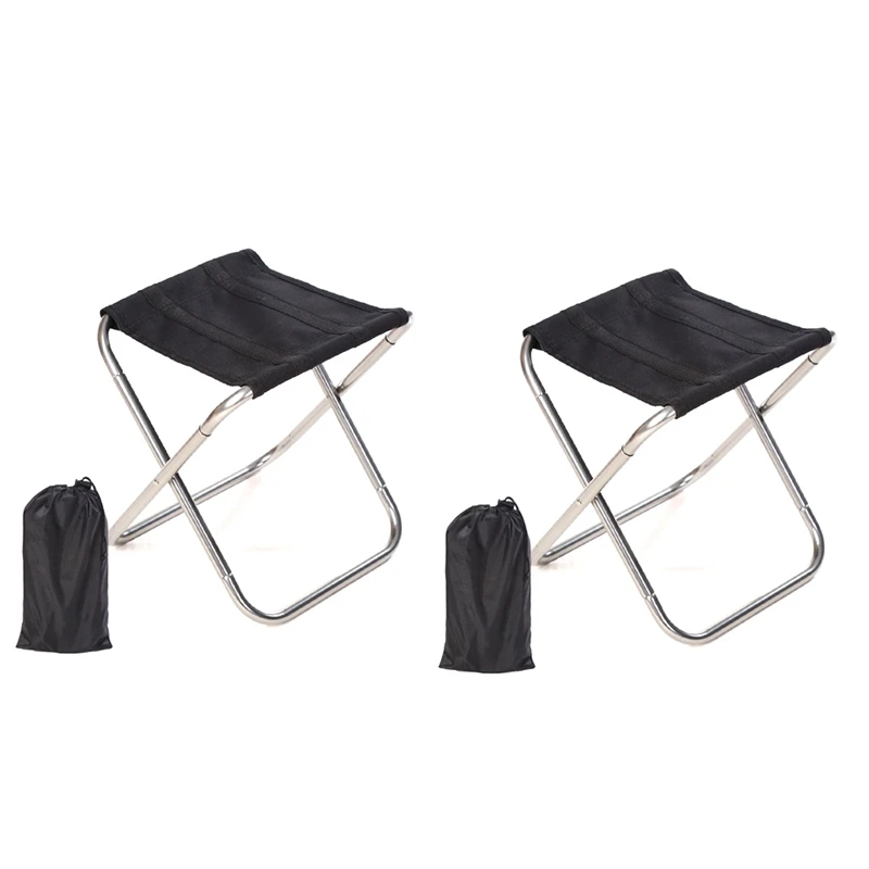 XSXS-Folding Small Stool Portable Ultra-Light Subway Train Travel Picnic Camping Fishing Chair Foldable