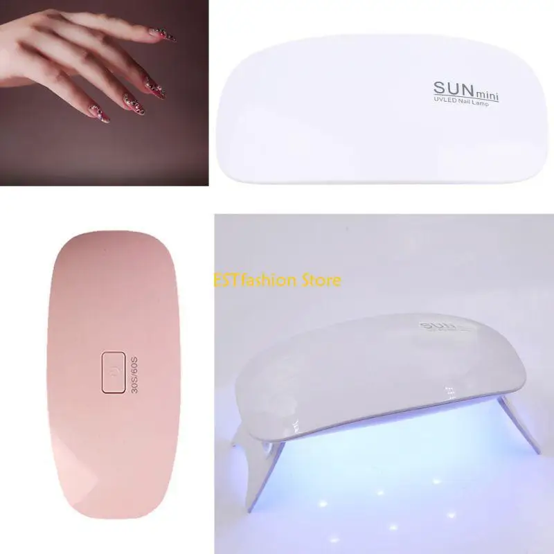 Y5GC Mini Dryer Lamp 6w Polish Dryer Professional Machine Manicure/pedicure Portable for Nail Art at Home